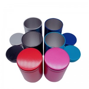 Tinplateförpackning skräddarsydda tennlåda för te (67 * 102)